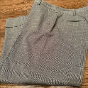 Harve Benard Womens Size 12 Patterned Browns/Black Crop Pants With Pockets